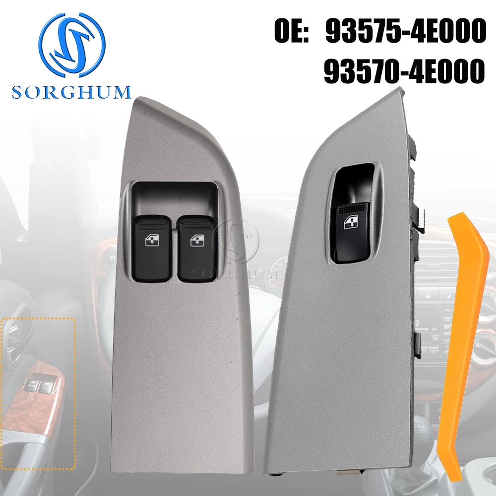 LHD Electric Power Window Control Switch Button For Kia Bongo 3 2003-2016 For Hyundai Tucson 2005-2010 93570-4E000 93575-4E000