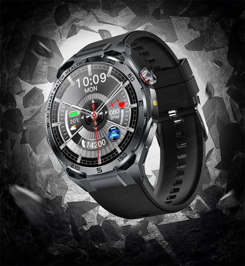 ECG Smartwatch für Herren, Bluetooth-Anruf, Fitness-Tracker, Blutdruckmessung, BO2, Schlafüberwachung, Gesundheits-Smartwatch, Sport, für Android und iOS – Detail 40