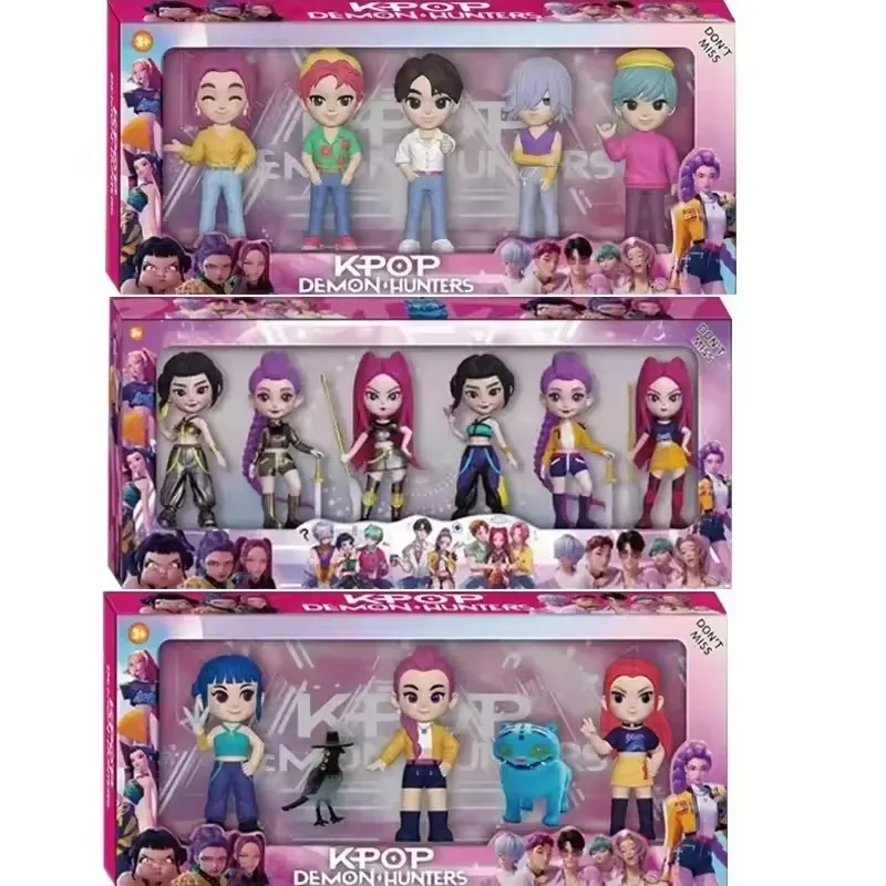 2027NEW Kpop Devil Hunter Rumi Zoe Mira anime polyvinylchloride karaktercollectie desktop snuisterijen Kinderen Nieuwjaarscadeau - afbeelding 2
