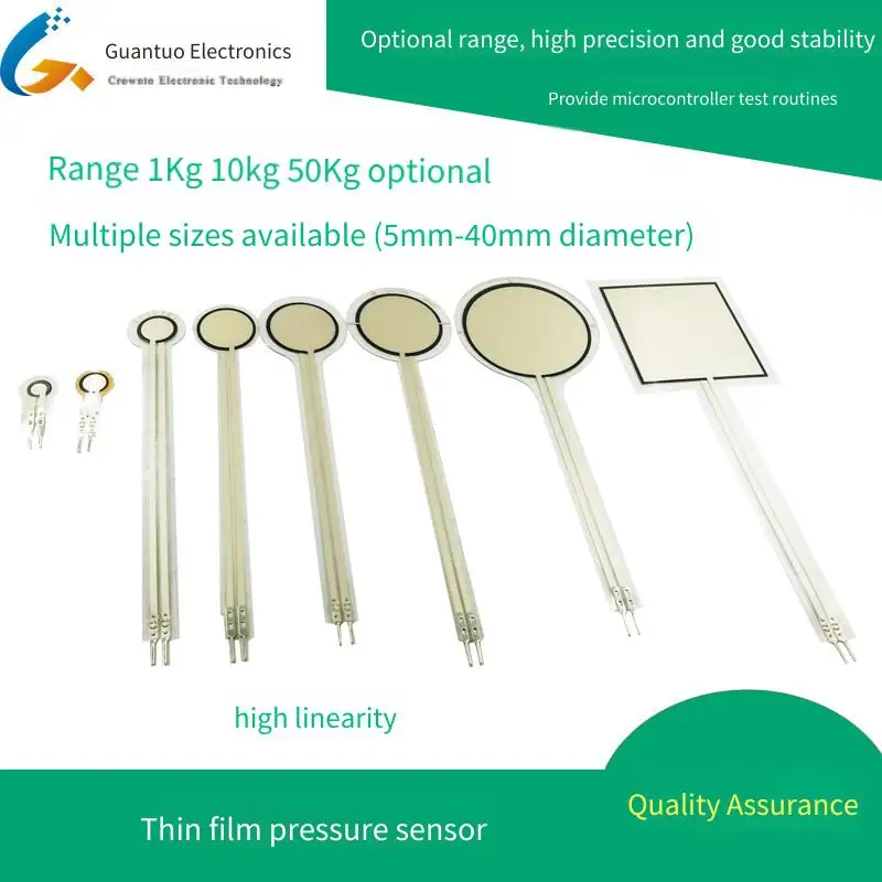 Resistive Flexible Film Pressure Sensor Force-sensitive Insole Robot Tactile FSR Suitable for Arduino