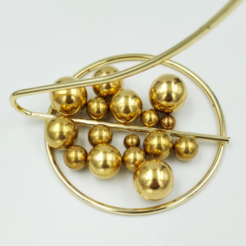 1-100 шт. латунные полые шарики подшипника 4 мм, 5 мм, 6 мм, 7 мм, 8 мм, 10 мм, 12 мм, 14 мм, 16 мм, 18 мм, 20 мм, 25 мм, 30 мм, 35 мм, 40 мм-60 мм, высокая точность