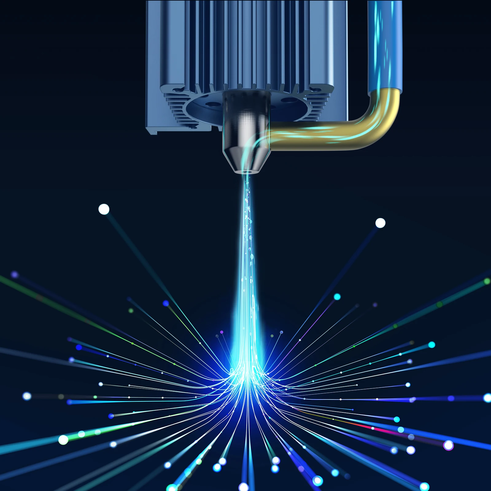 SCULPFUN S9 Air Assist Nozzle Kit（With 110V 220V Air Pump）   High speed Air Assist   Full Metal Structure   Official Desig