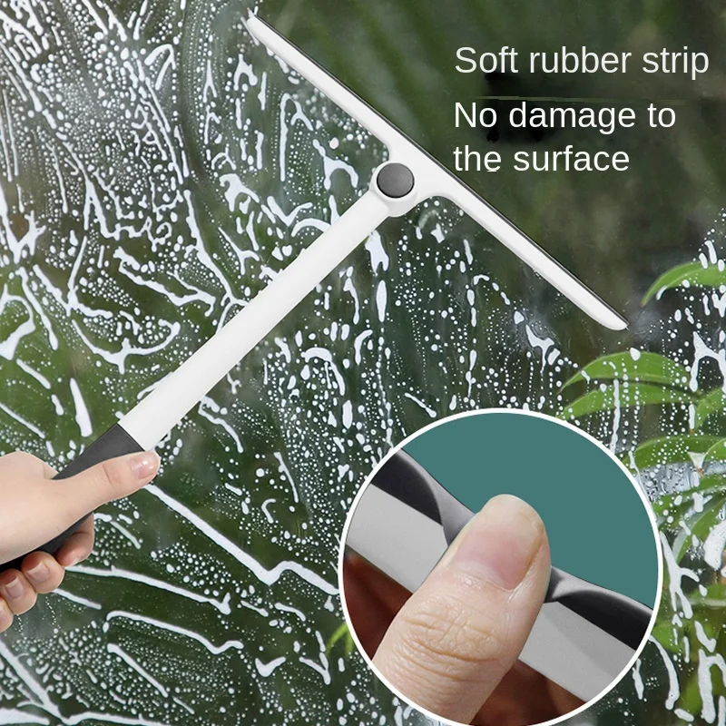 2PCSScreen Window Brush Small Mop Household Glass Wiper Bathroom Glass Wiper Wiper Blade Simple and Convenient Window Glass Clea