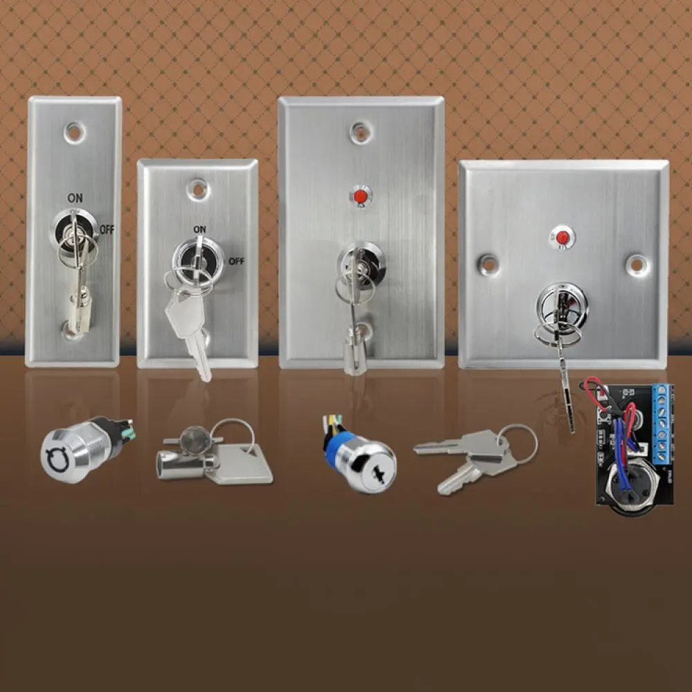 For Feiluotuo S86KLC Key Switch Industrial Emergency Control Unit Security Signal Access System 86x86mm