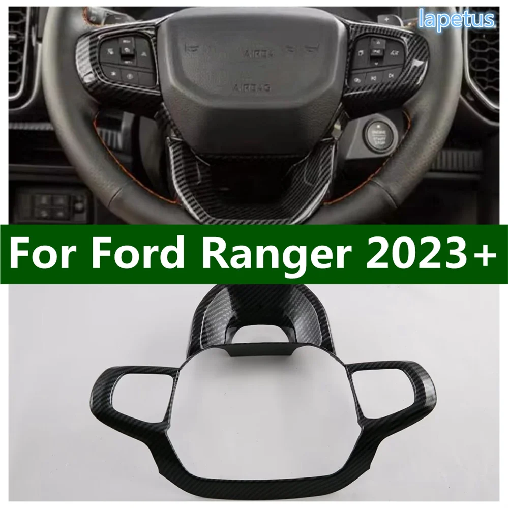 

Steering Wheel Bottom Gear Shifter Panel Decoration Stripes Protector Cover Trim Fit For Ford Ranger 2023 2024 Car Accessories