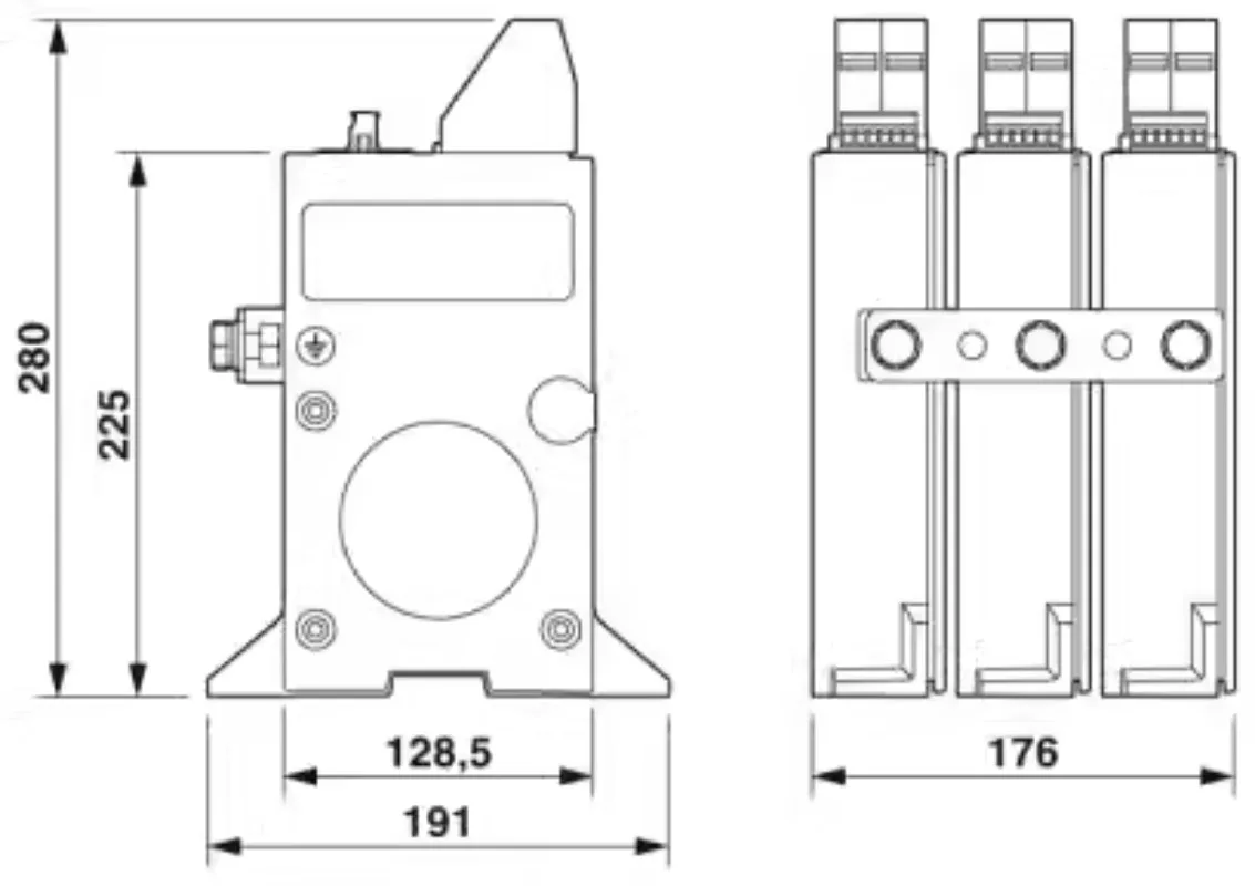 PWT 100-800AC-FM - 28005311/Class 2 Lightning Protection/Surge Protector