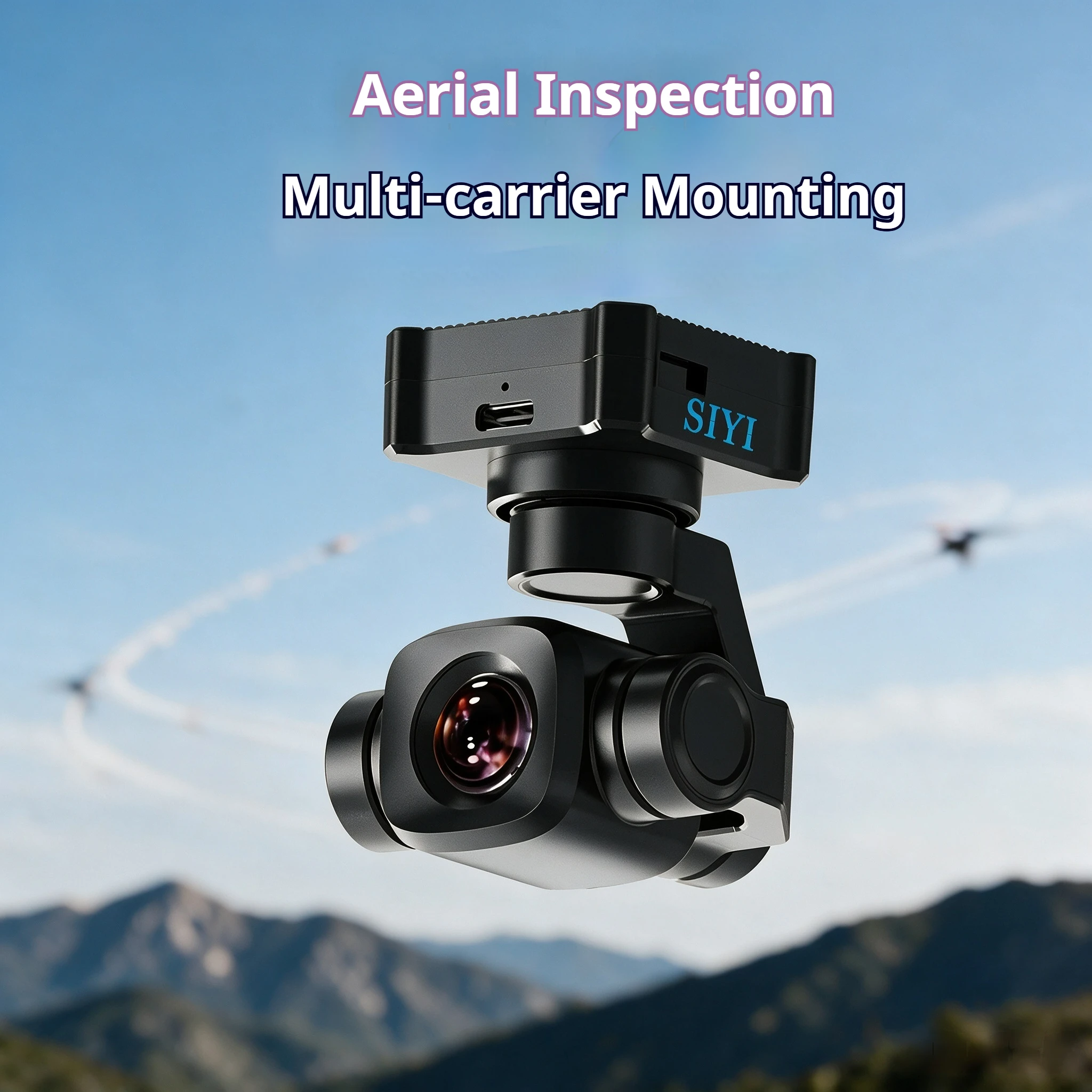 Câmera Gimbal Zoom 4K Mini SIY - Drone Camera With Gimbal avaliação e preço