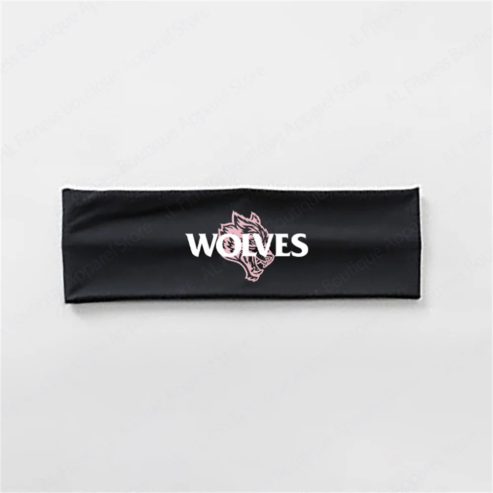 Darc Wolves-Bandeau de cheveux pour femme, vêtements de yoga, de course, de fitness, d'entraînement, de sauna, à la mode