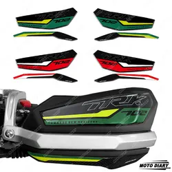 For Benelli TRK702 TRK 702 2023 2024 3D Resin Handguard Stickers Motorcycle Hand Guard Shield Protection Decals Kit