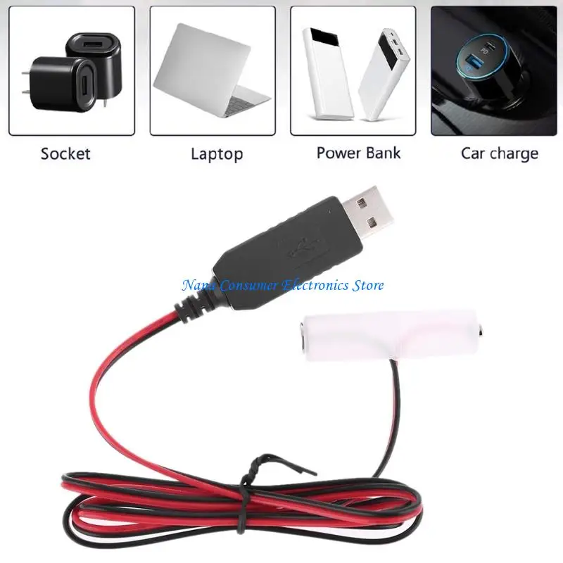 G7NE Battery Eliminators USB Power Supply Cable Replace Battery for Radio