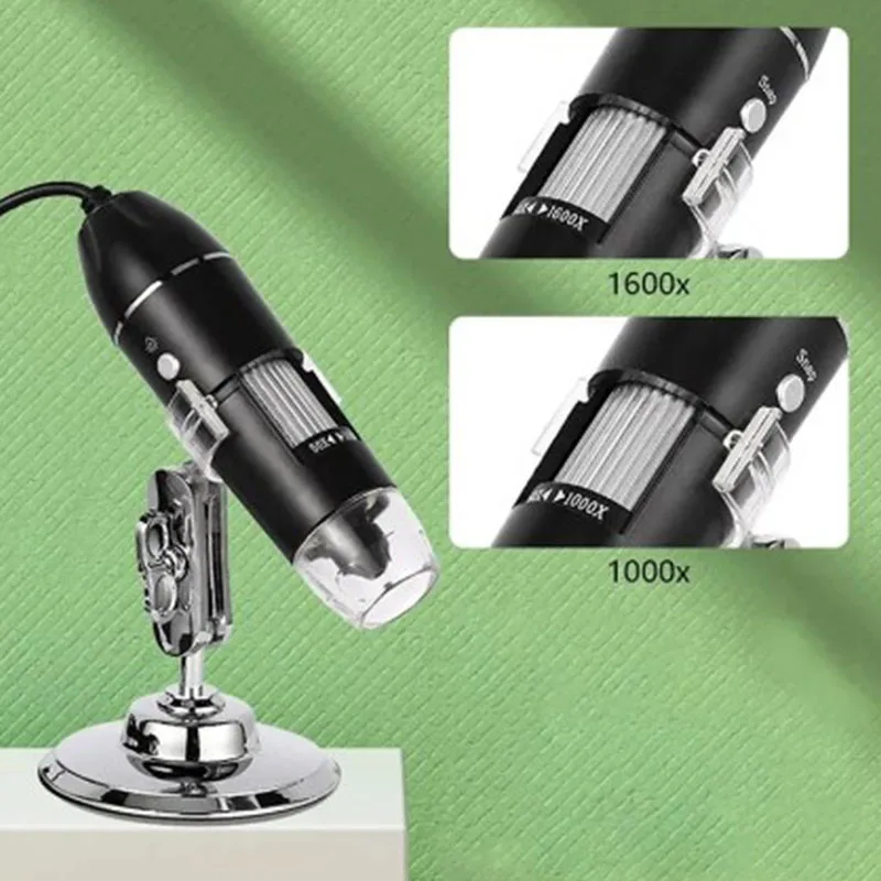 1600X Digital Microscope Camera Type C USB Portable Electronic Microscope For Soldering Magnifier Cell Phone Repair