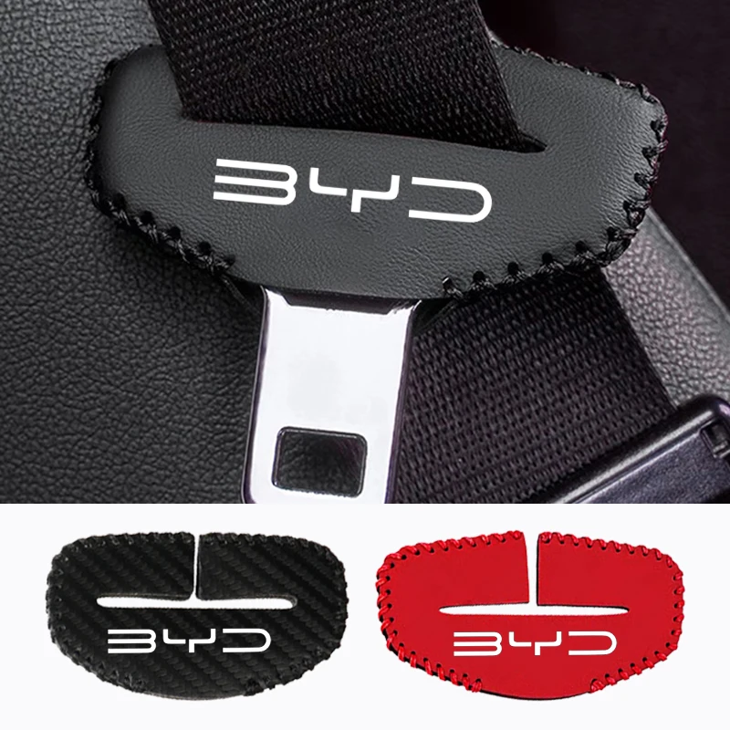 Car Safety Seatbelt Buckle Anti-scratch Belt Buckle Plug Protective Cover For BYD 3 Tang F3 E6 Dmi ev Yuan Song G3 I3 Ea1 G6