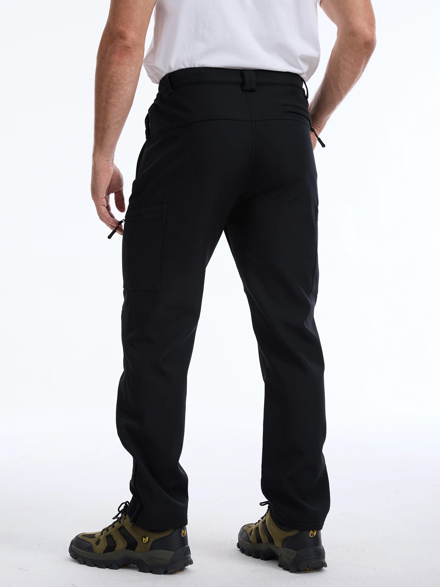 Winter Herren Wasserdichte Camping-Wanderhose Cargo Taktische Softshell Warme Fleece Winddichte Outdoor-Trekking-Jagdhose – Detail 11
