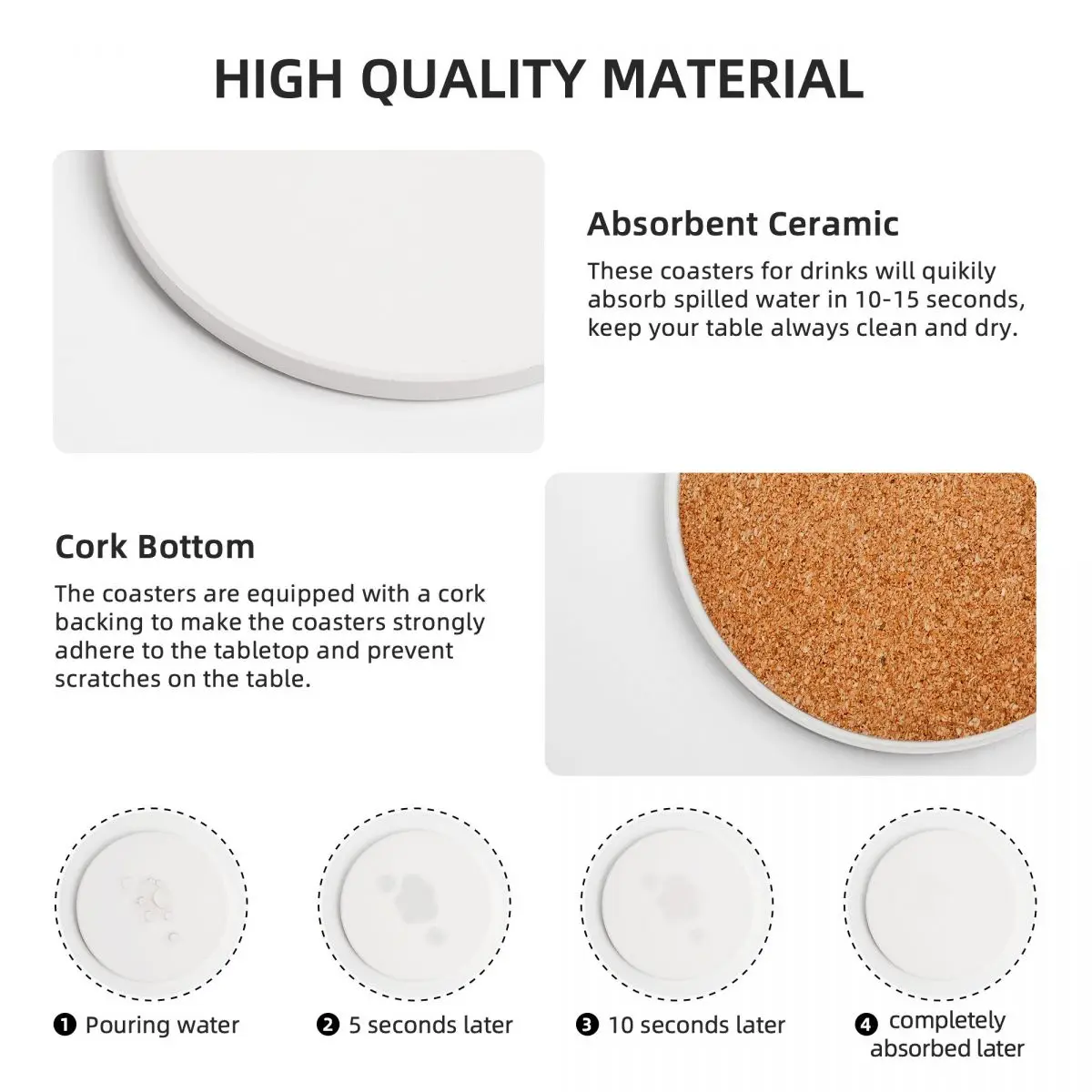 Emancipation Proclamation By E. Knobel (1865) Coaster Ceramics Hot Pad Table Utensils For Kitchen Table Placemats Coffee Mat