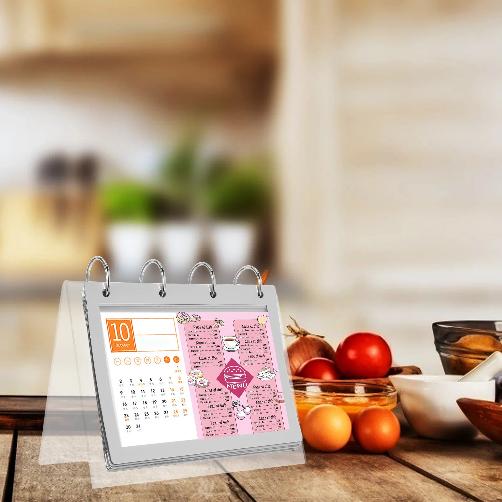 

Acrylic Table Sign Stand Clear Display Menu Holder Flip Calendar Stand V Shaped Transparent Frame Document Display Poster Holder