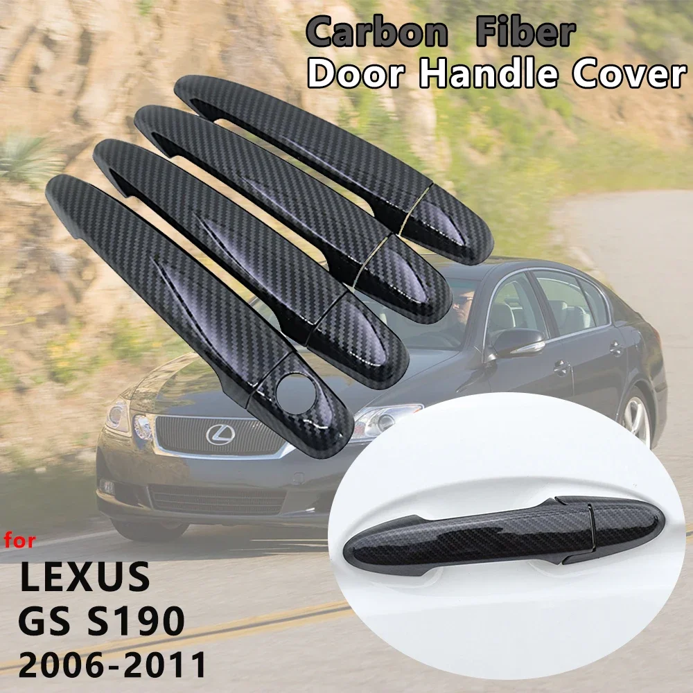 

Накладка на дверную ручку из углеродного волокна для Lexus GS S190 2006 2007 2008 2009 2010 2011