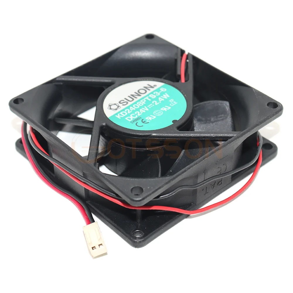 For Sunon KD2408PTS3-6 DC24V 1.7W axial cooling fan radiator fan 8025 80mm 80*80*25 mm