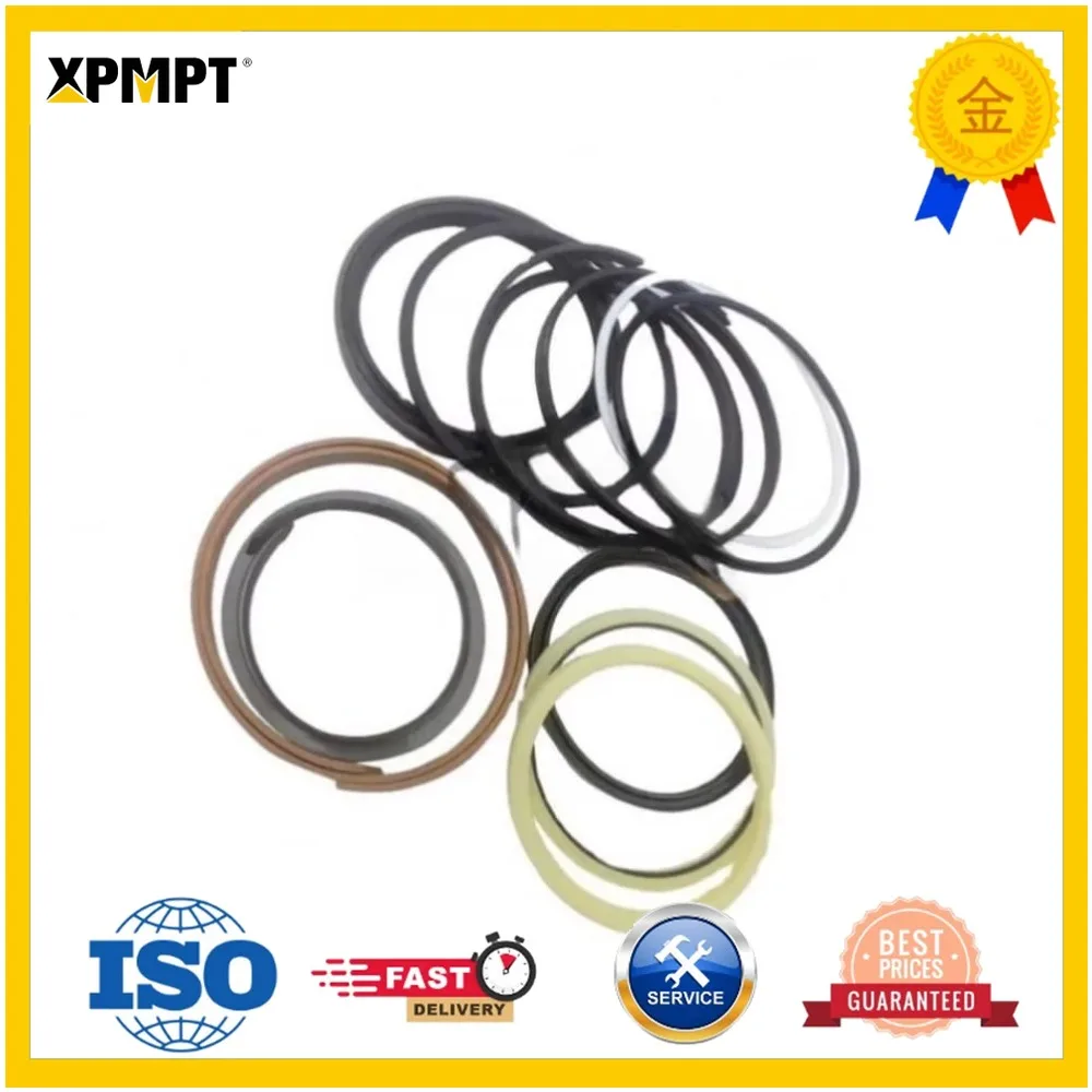 Compatible with JOHN DEERE 200CLC 909K 803M 200LC 653E 903M Boom Cylinder Seal Kit AH173457