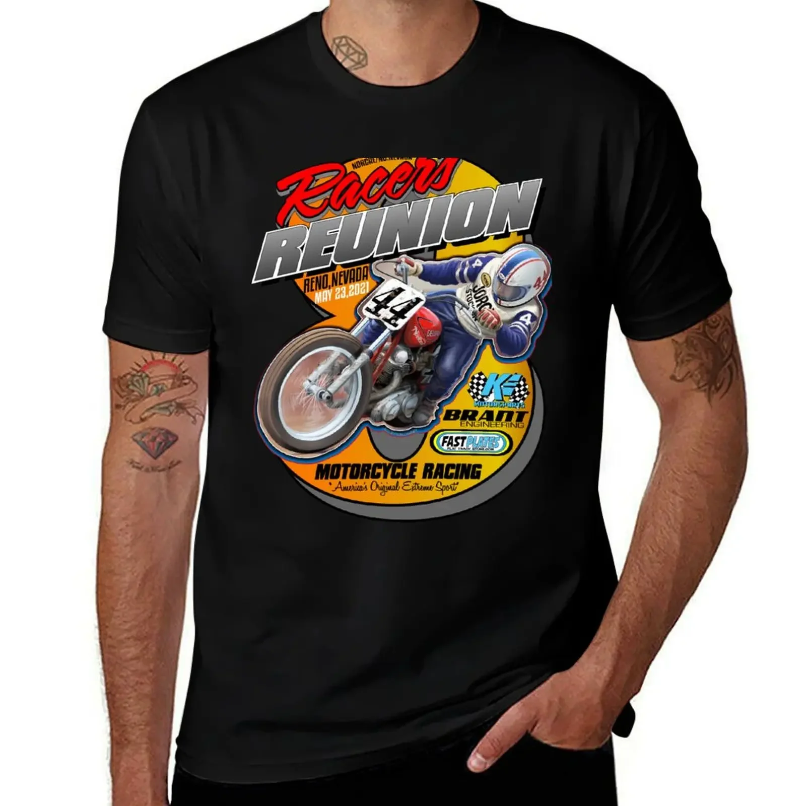 Racers Reunion 2021 Reno Nev T-Shirt vintage anime shirt shirts graphic shirts graphic tee t shirt men