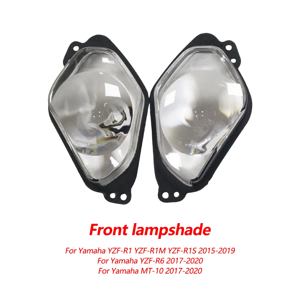 Per Yamaha YZFR1 R1S R1M YZFR6 MT10 Faro Del Motociclo Copertura ABS Trasparente Alloggiamento Lente Faro di Protezione Impermeabile