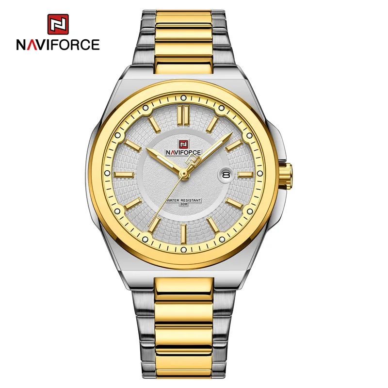 

Top Luxury Brand NAVIFORCE Men Watches Waterproof Sport Luminous Male Quartz Wristwatch 2023 New Design Relogio Masculino