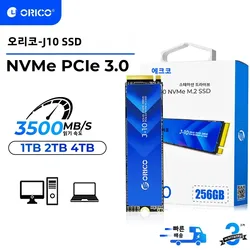 ORICO M.2 NVMe SSD 1TB PCIe3.0 1700MB/s 3500MB/s 2280 PCIe Gen3x4 NVMe Internal Solid State Drive for Laptop/Desktop 3D NAND