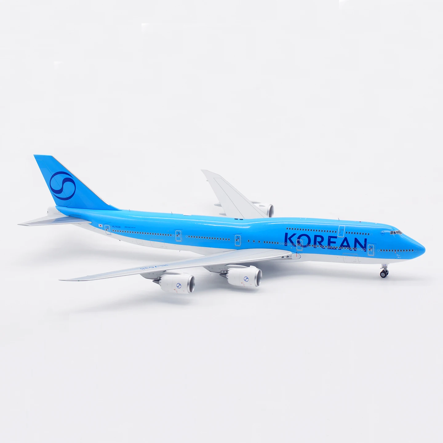 L2179 liga avião colecionável presente sq asas 1:200 ar coreano "skyteam" boeing B747-8 diecast aeronave jato modelo hl7638