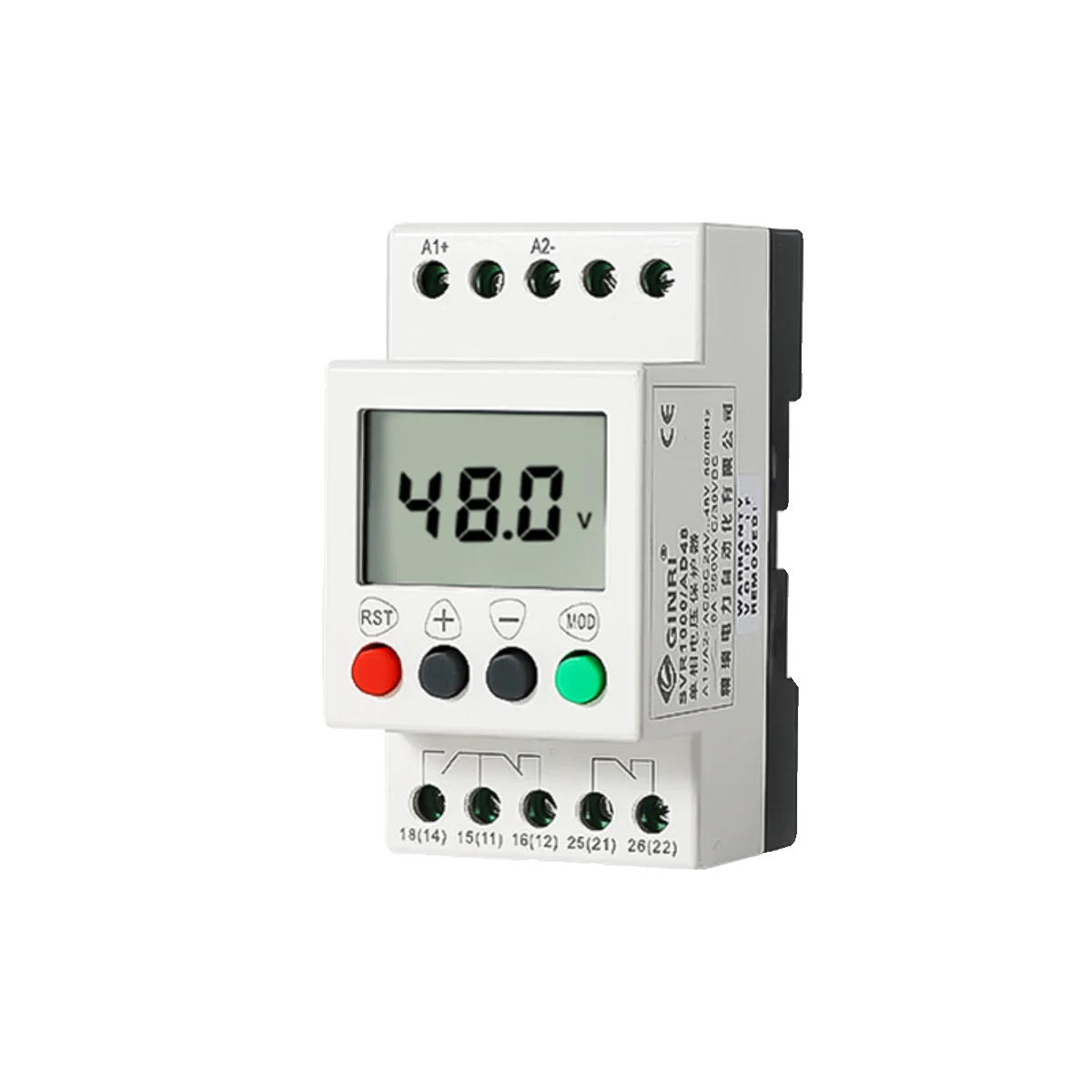 

1pcs Jingrui SVR1000/24V/36V/48V LCD overvoltage and undervoltage single-phase AC and DC voltage protection relay