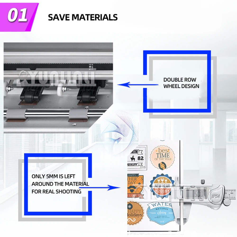 2026 350mm width A3 A4 Electric Label Die Cutting Machine Automatic Paper Feeding Self-Adhesive Label Machine CDR output
