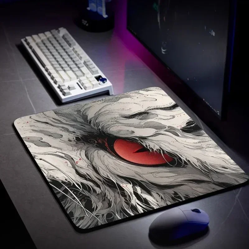 

Small Gamer Esports Mousepad Art Design Keyboard Rubber Mat Desk Rug PC HD Desk Mats Company Anime Mouse Pad For Gift 21x26cm