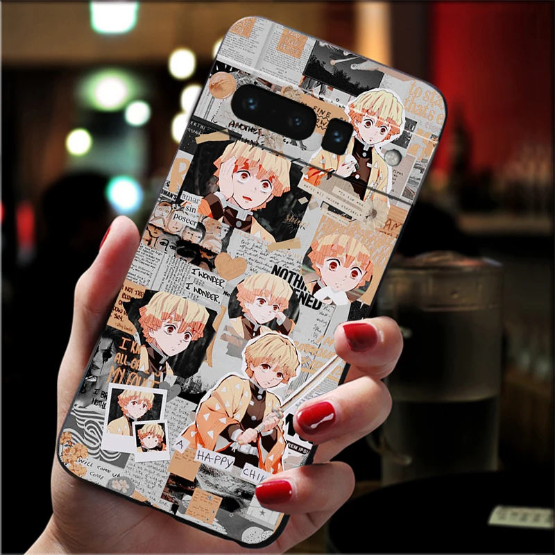 

Phone Case For Google Pixel 10 9 Pro XL 9A 8 7 6 Pro Pixel 8A 7A 6A Pixel 8 7 6 5 Anime Tanjiro Kamado Demon Slayer