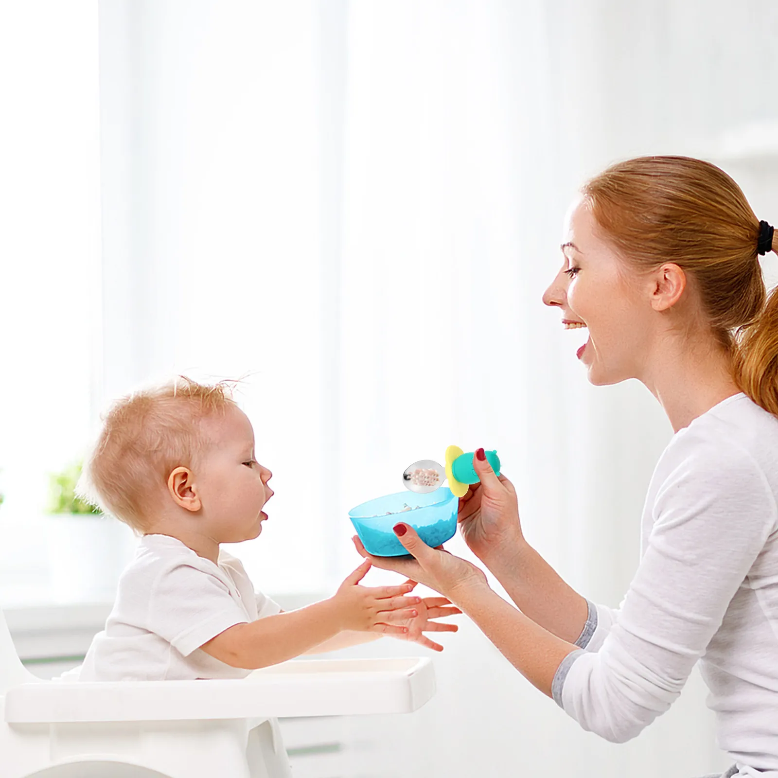 

Набор детской посуды из нержавеющей стали: ложка и вилка для самостоятельного приёма пищи, с гладкими краями, без заусенцев