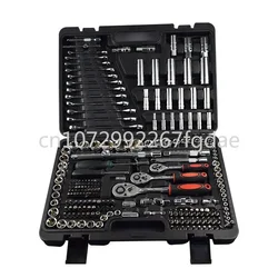 Hardware Car Repair 216 Piece Set, Multi Specification Ratchet Wrench, Hardware Car Repair Tool Set