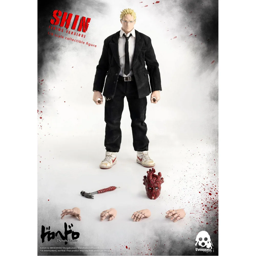 In Stock 100% Original Threezero 3Z0089 3Z0151 FigZero Ebisu Shin Dorohedoro 1/6 Game Character Model Art Collection Toy Gift