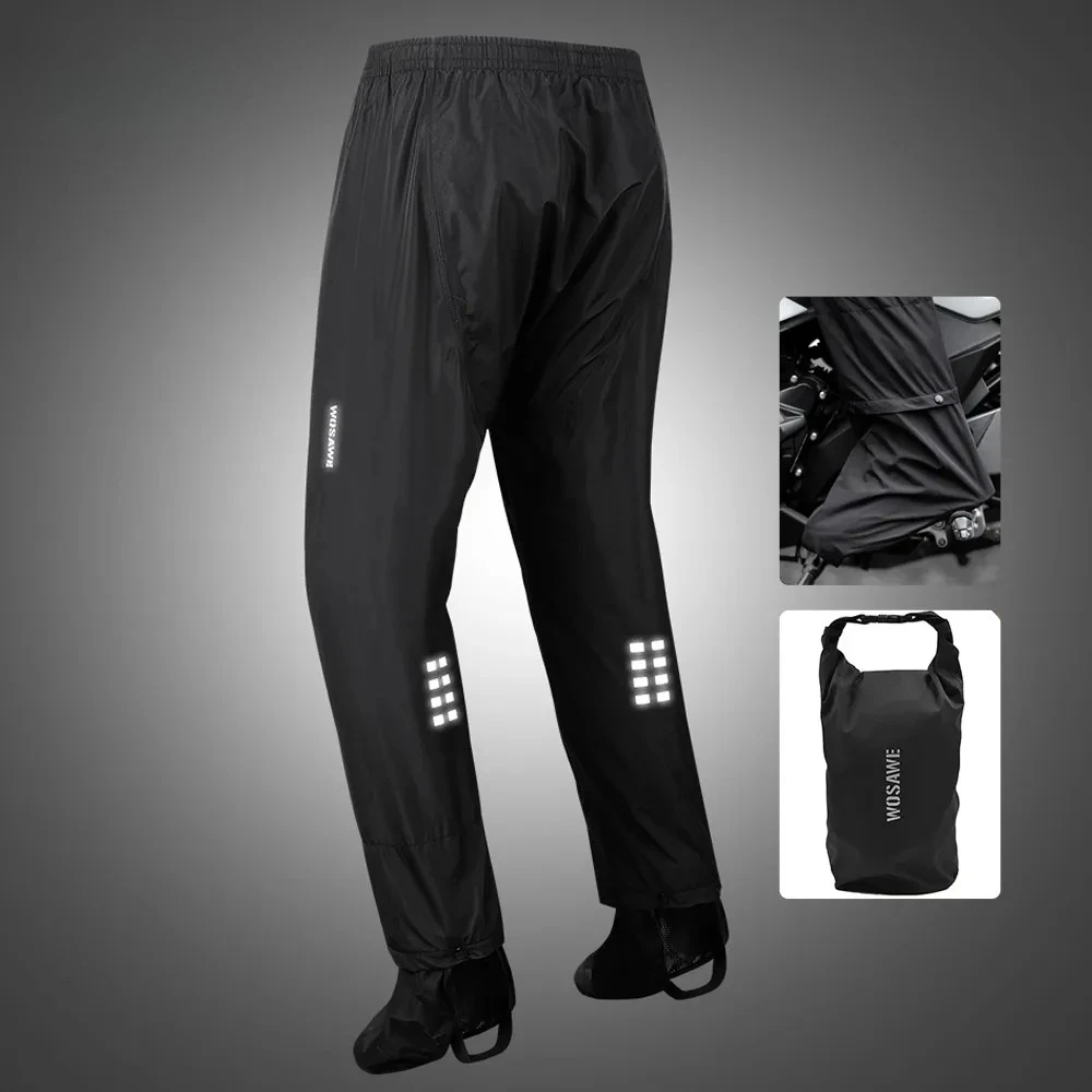 

Reflective Impermeable Raincoats Women/Men Rain Pants Outdoor Waterproof Trousers Motorcycle Fishing Camping Rain Pants