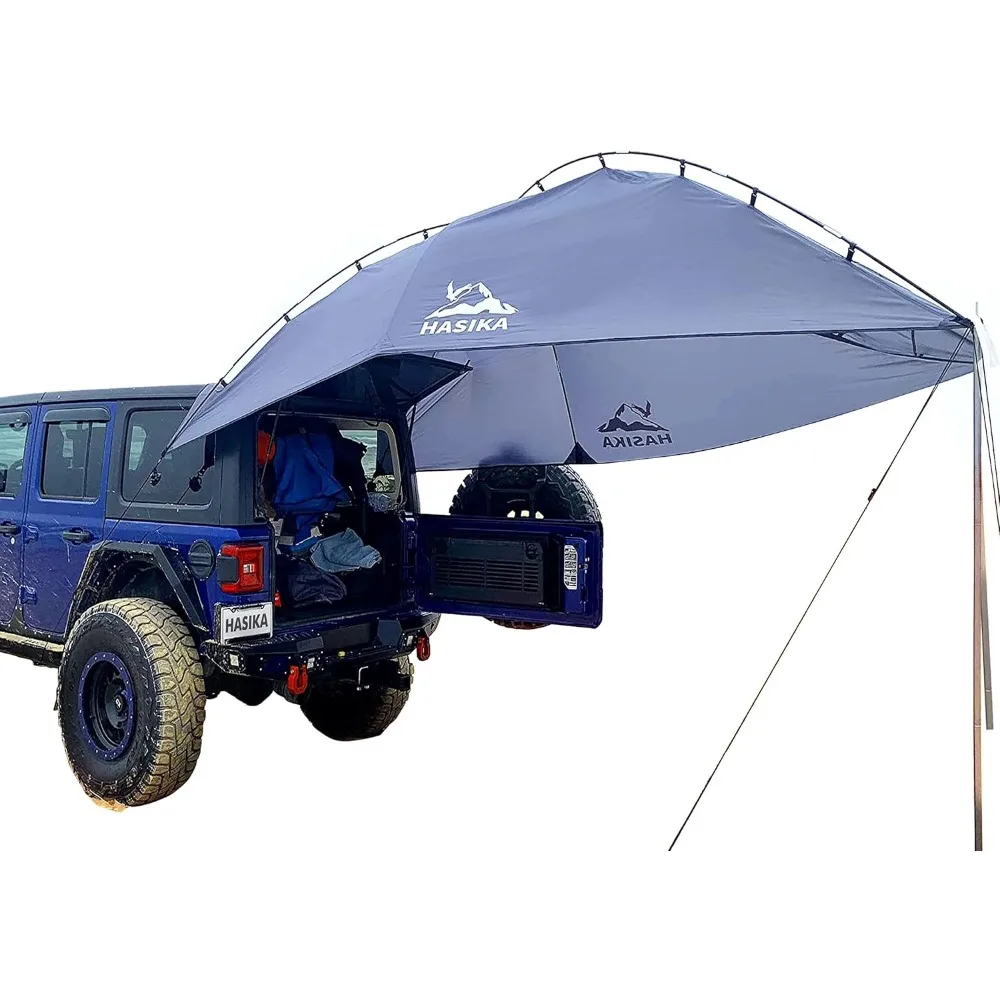 

Versatility Camping Tent for Truck Bed,SUV RVing, Van,Trailer and Overlanding Portable Teardrop Awning Canopy Tear Resistant Tar