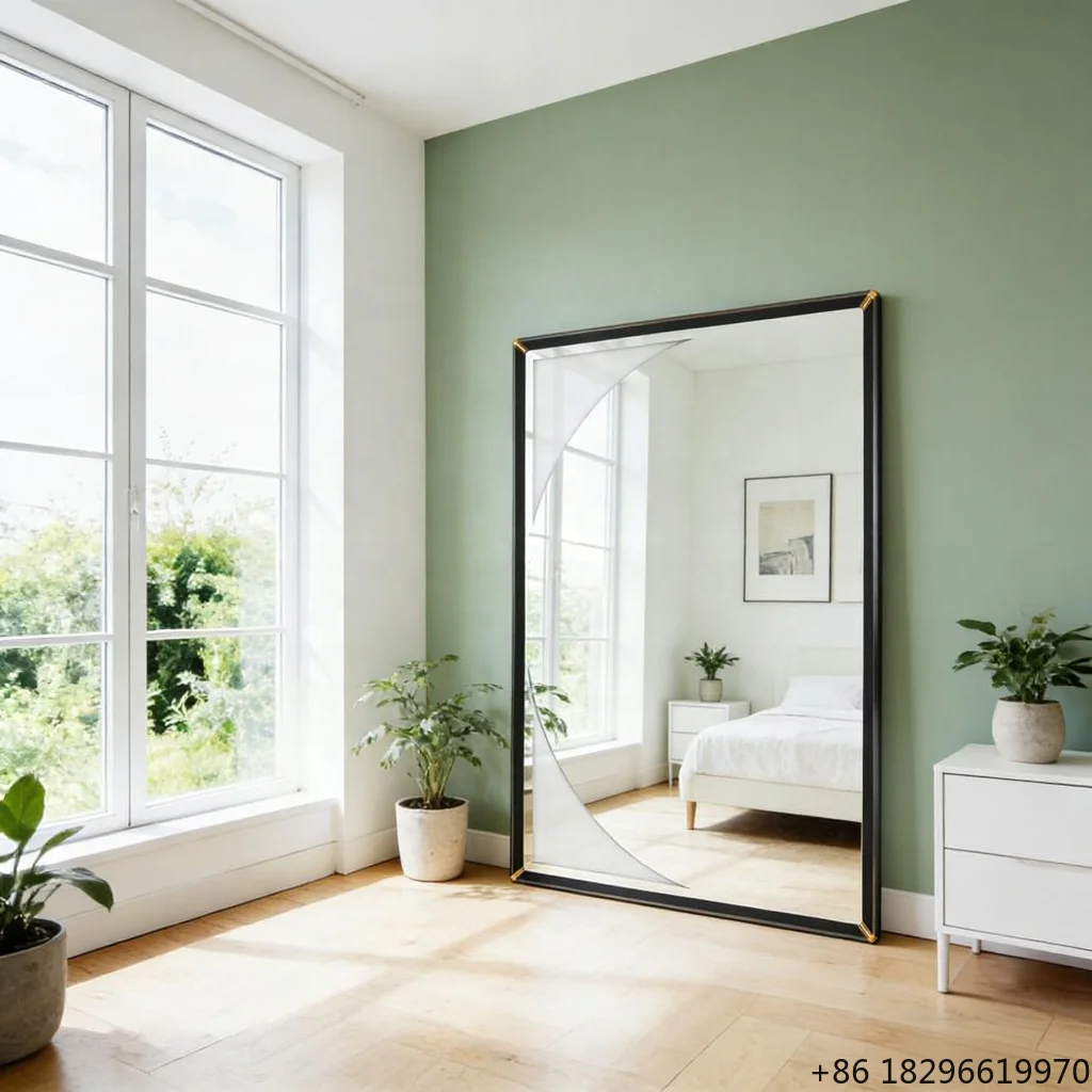 Modern Luxury Aluminum Frame Wall Mirror High-End Decorative Vanity Mirror Eco-Friendly Lightweight for Home Hotel
