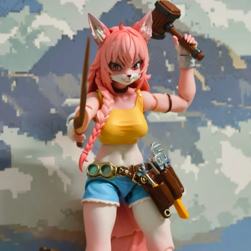 Nuovo 6in Ladotoys 1/12 Magical Continent Candy Land Style Fox Girl Liya Limited Pink Edition Action Figure Modello Giocattoli da collezione