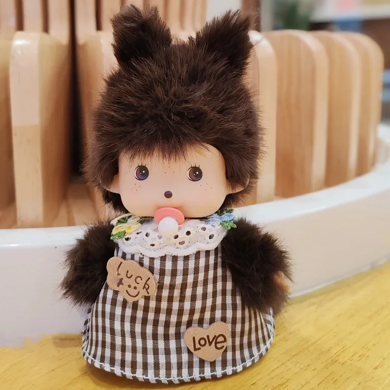 Kawaii Meng Qiqi فستان دمية أفخم قلادة لطيف حقيبة مدرسية اكسسوارات عيد الميلاد هدية للأطفال