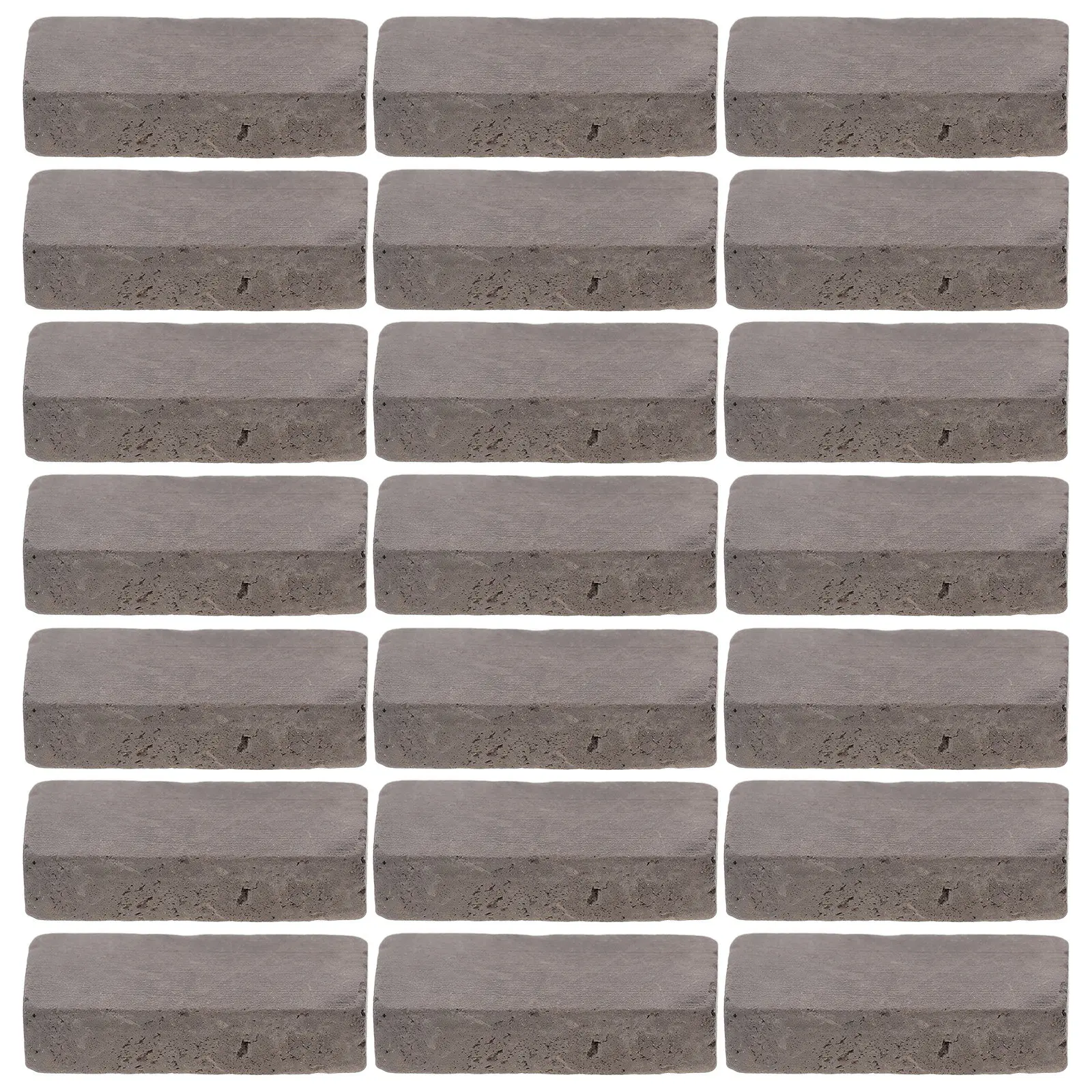 

40Pcs Brick Landscape Decor Mini Grey Bricks for Terrarium Aquarium Realistic Tiny Fake Concrete Blocks for DIY Turtle Tank