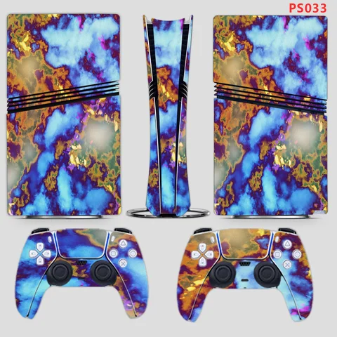Skin-klistermärke för PS5 Pro Digital Console Vinyldekal Skyddande klistermärke Skal för Digital Edition-kontroll 10 best sales PS5 Digital Skin - №10