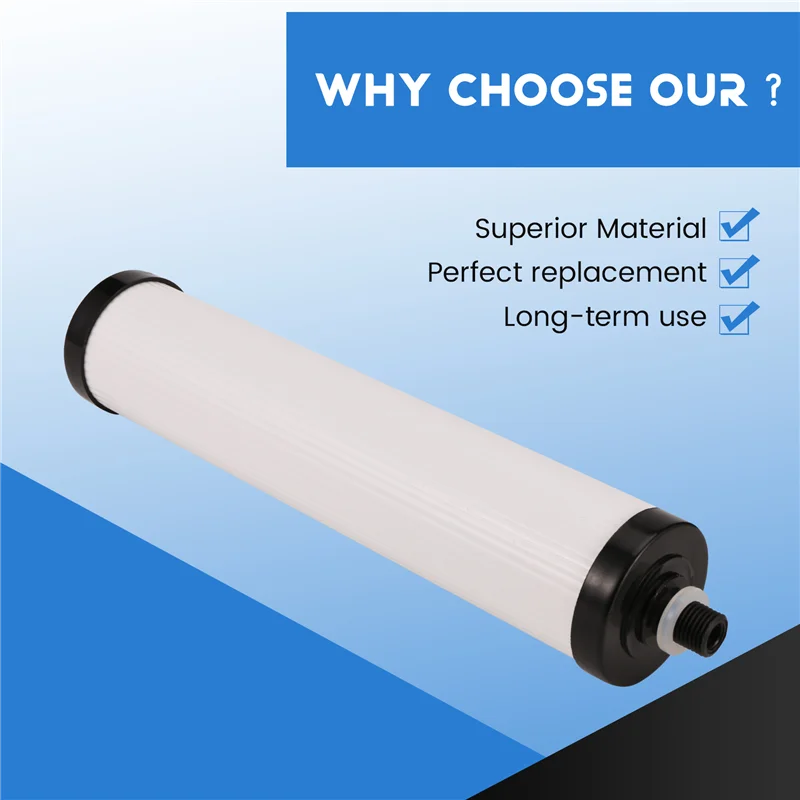 عناصر فلتر تنقية المياه المنزلية 9 بوصة T33 عناصر فلتر الكربون المنشط الخلفي ملحقات منقي المياه-CLIM