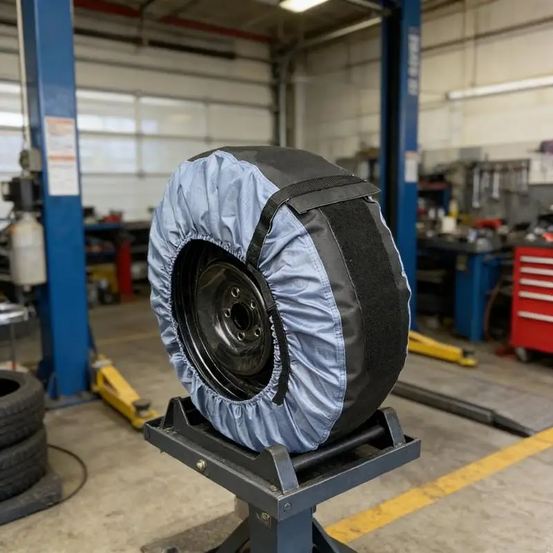Reinforced Coated Wheel Cover Prevents Sun Damage And Corrosion R6FB