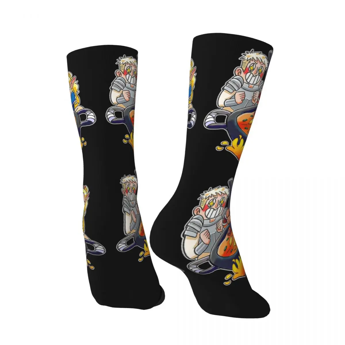 Delicious In Dungeon Meshi Stockings Men Socks Breathable Korean Socks Autumn Running Anti Slip Graphic Socks Gift