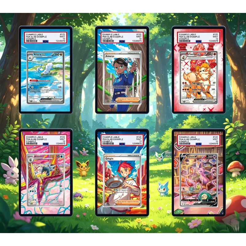 Altaria Arcanine Accelgor TCG Graded Card Slab Acrylic Card Brick Display Stand Gift For Anime Collectors Card Not Included
