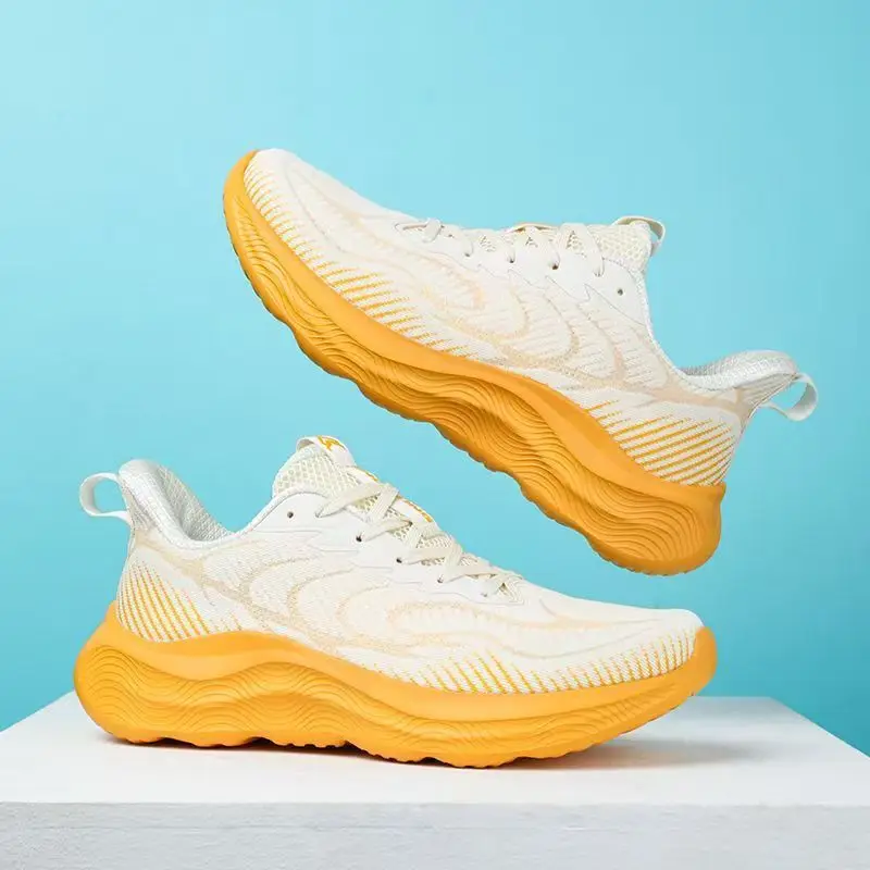 

Running Shoes with Reflective Carbon Plate Soles, Elite Height Increase, Outdoor Breathable Mesh, Walking Shoes for Men