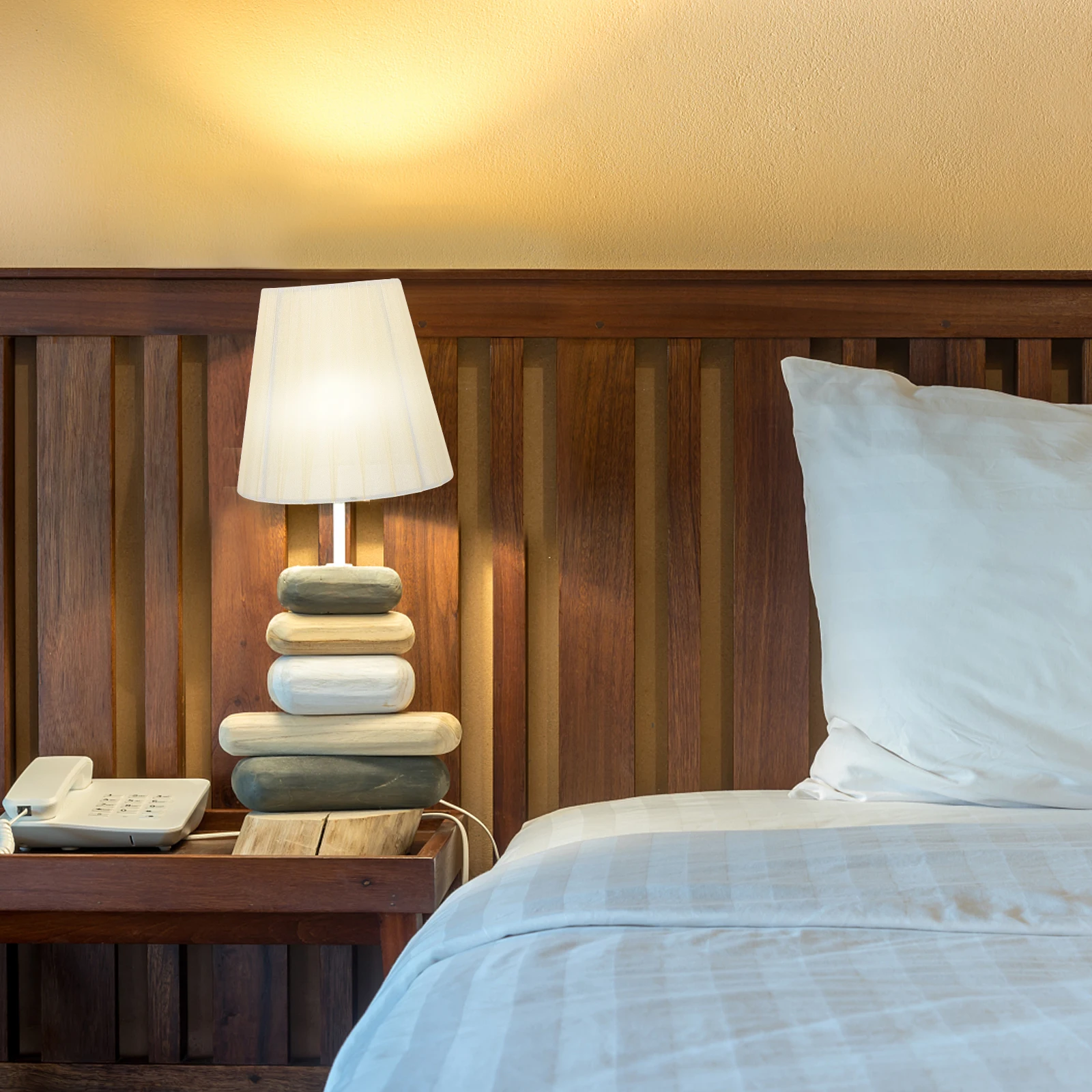 

2 Pcs Clip Bulb Lampshade Translucent Clips for on Lampshades Beige Light Lightbulb Cover