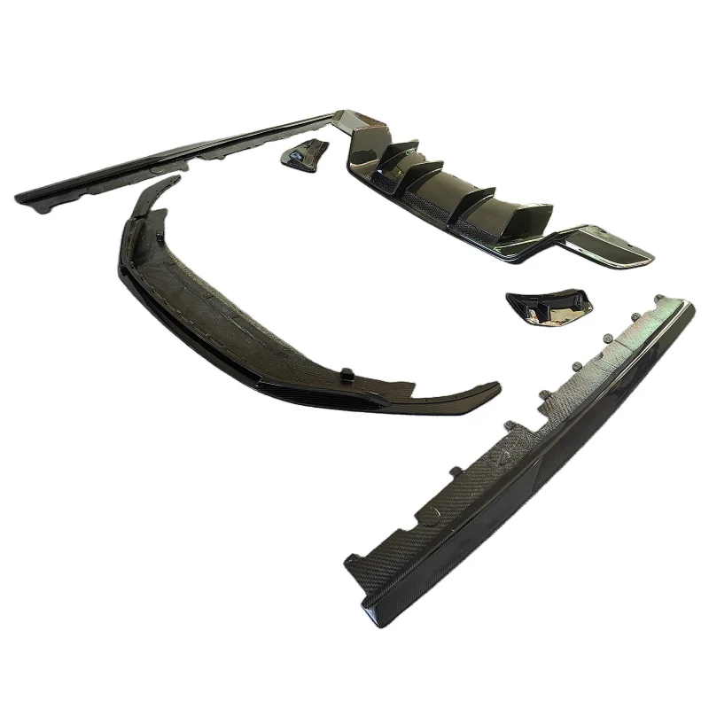 

For Audi R8 Body Kit High-quality Dry Carbon Fiber Front Lip Side Skirt Rear Diffuser Body Kit