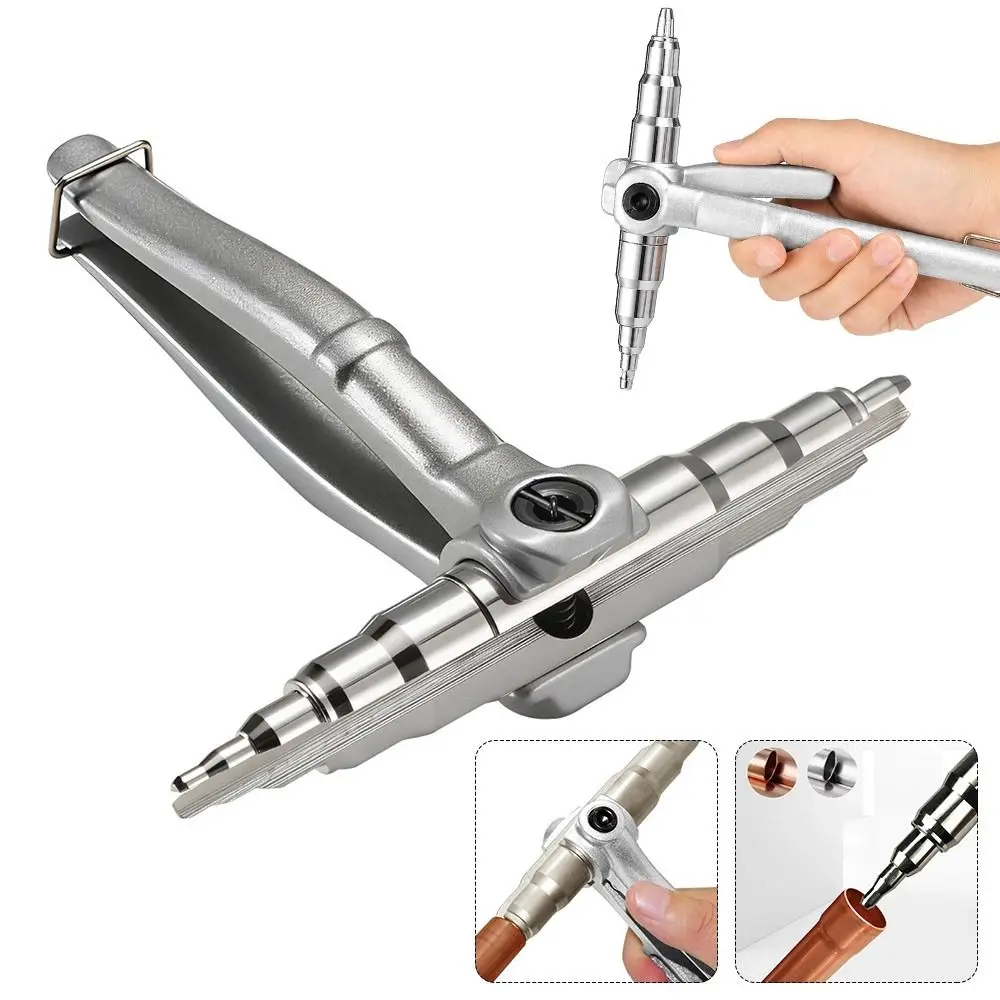 6-22mm Copper Pipe Expander Aluminum Alloy Manual Handheld Cooler Air Conditioner Reamer view 2