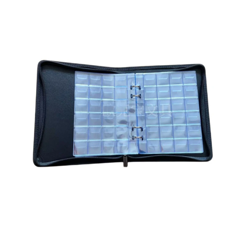 Coin Album Collecting Book Zip 120/240/480 Pockets A5 Coin Holder Sheet Binder for Euro US Dollar Coin Gold Silver Penny Storage